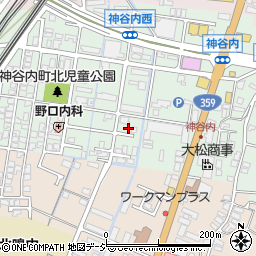 石川県金沢市神谷内町ハ93周辺の地図