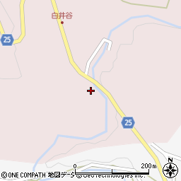富山県富山市山田白井谷732周辺の地図