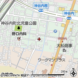 石川県金沢市神谷内町ハ93-9周辺の地図