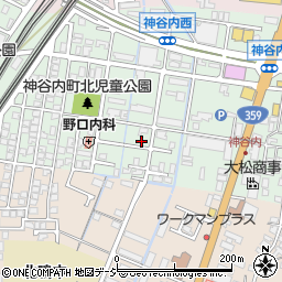石川県金沢市神谷内町ハ68周辺の地図
