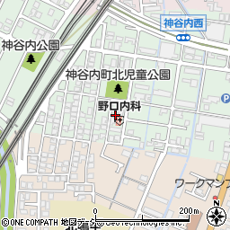 石川県金沢市神谷内町ハ38-13周辺の地図
