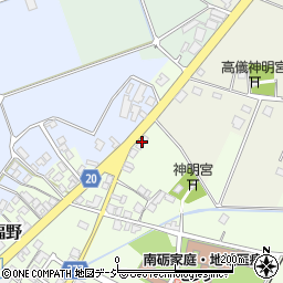 富山新聞福野販売所周辺の地図