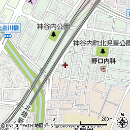 石川県金沢市神谷内町ハ4周辺の地図
