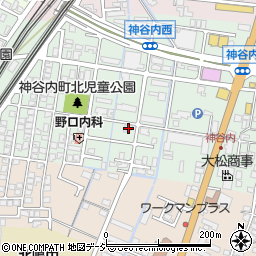 石川県金沢市神谷内町ハ70周辺の地図
