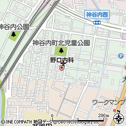 石川県金沢市神谷内町ハ38-12周辺の地図