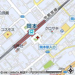 JR岡本駅周辺の地図