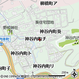 石川県金沢市神谷内町葵287周辺の地図