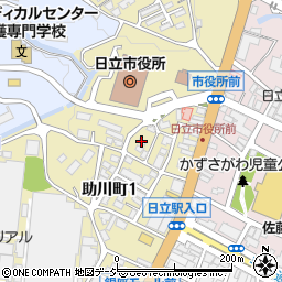 茨城県日立市助川町1丁目5周辺の地図