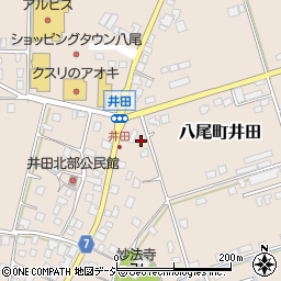 富山県富山市八尾町井田7535周辺の地図