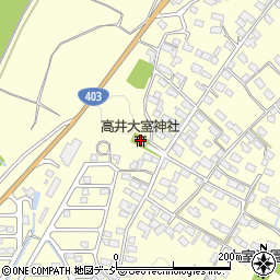 高井大室神社周辺の地図