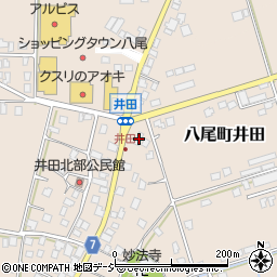 富山県富山市八尾町井田7536周辺の地図