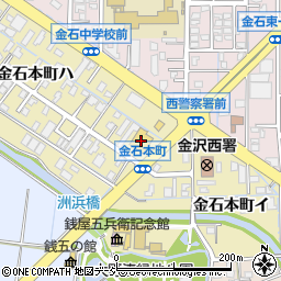 上州屋金沢金石店周辺の地図