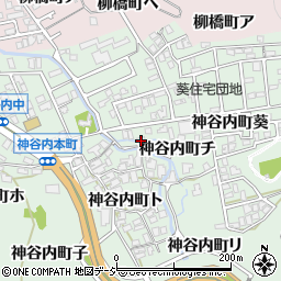 石川県金沢市神谷内町チ周辺の地図