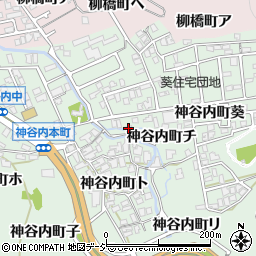 石川県金沢市神谷内町チ137周辺の地図