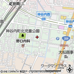 石川県金沢市神谷内町ハ72周辺の地図