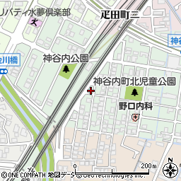 石川県金沢市神谷内町ハ1-3周辺の地図