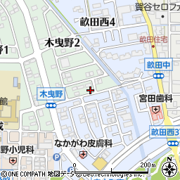 石川県金沢市木曳野2丁目31周辺の地図