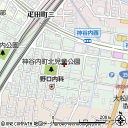 石川県金沢市神谷内町ハ58周辺の地図