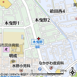 石川県金沢市木曳野2丁目4周辺の地図