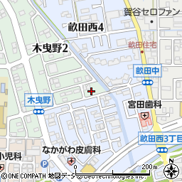 石川県金沢市木曳野2丁目48周辺の地図