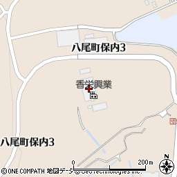 香栄興業富山工場周辺の地図