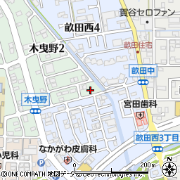 石川県金沢市木曳野2丁目47周辺の地図