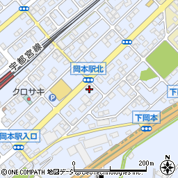 烏山信用金庫　岡本支店・岡本駅前出張所周辺の地図