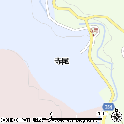 富山県砺波市寺尾周辺の地図
