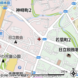 茨城県日立市神峰町2丁目周辺の地図