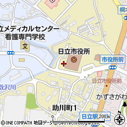 茨城県日立市助川町1丁目3周辺の地図