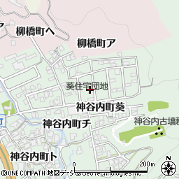 石川県金沢市神谷内町葵108周辺の地図