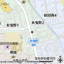 石川県金沢市木曳野2丁目10周辺の地図