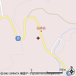 富山県富山市山田白井谷707周辺の地図