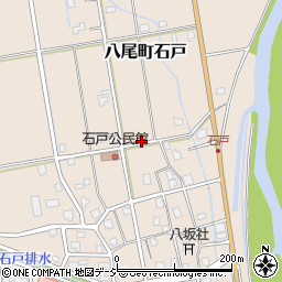 富山県富山市八尾町石戸周辺の地図