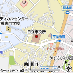 〒317-0000 茨城県日立市（以下に掲載がない場合）の地図
