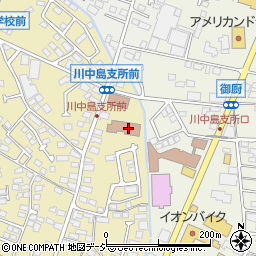 長野市川中島町公民館体育館周辺の地図
