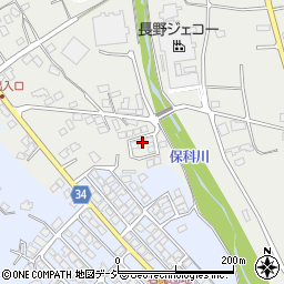 長野県長野市若穂川田966周辺の地図