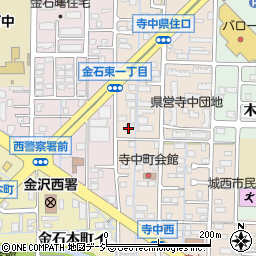 石川県金沢市寺中町ト2周辺の地図