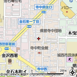 石川県金沢市寺中町ト19周辺の地図