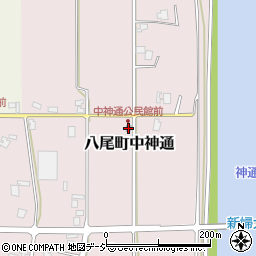 中神通公民館周辺の地図