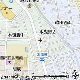 石川県金沢市木曳野2丁目12周辺の地図