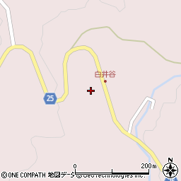 富山県富山市山田白井谷706周辺の地図