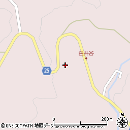 富山県富山市山田白井谷702周辺の地図