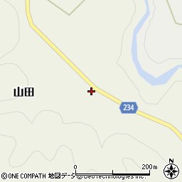 群馬県吾妻郡中之条町山田2388周辺の地図