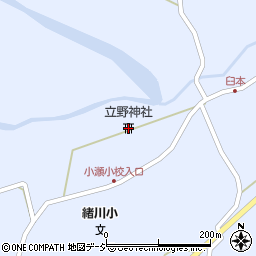立野神社周辺の地図