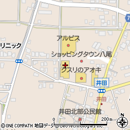 富山県富山市八尾町井田580周辺の地図