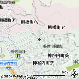 石川県金沢市神谷内町葵53周辺の地図