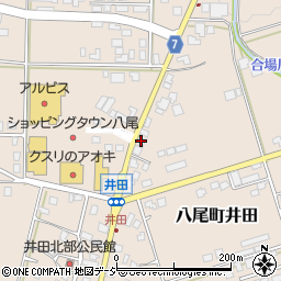 富山県富山市八尾町井田747周辺の地図