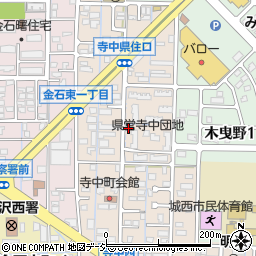石川県金沢市寺中町ト周辺の地図