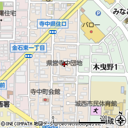 石川県金沢市寺中町ト21周辺の地図